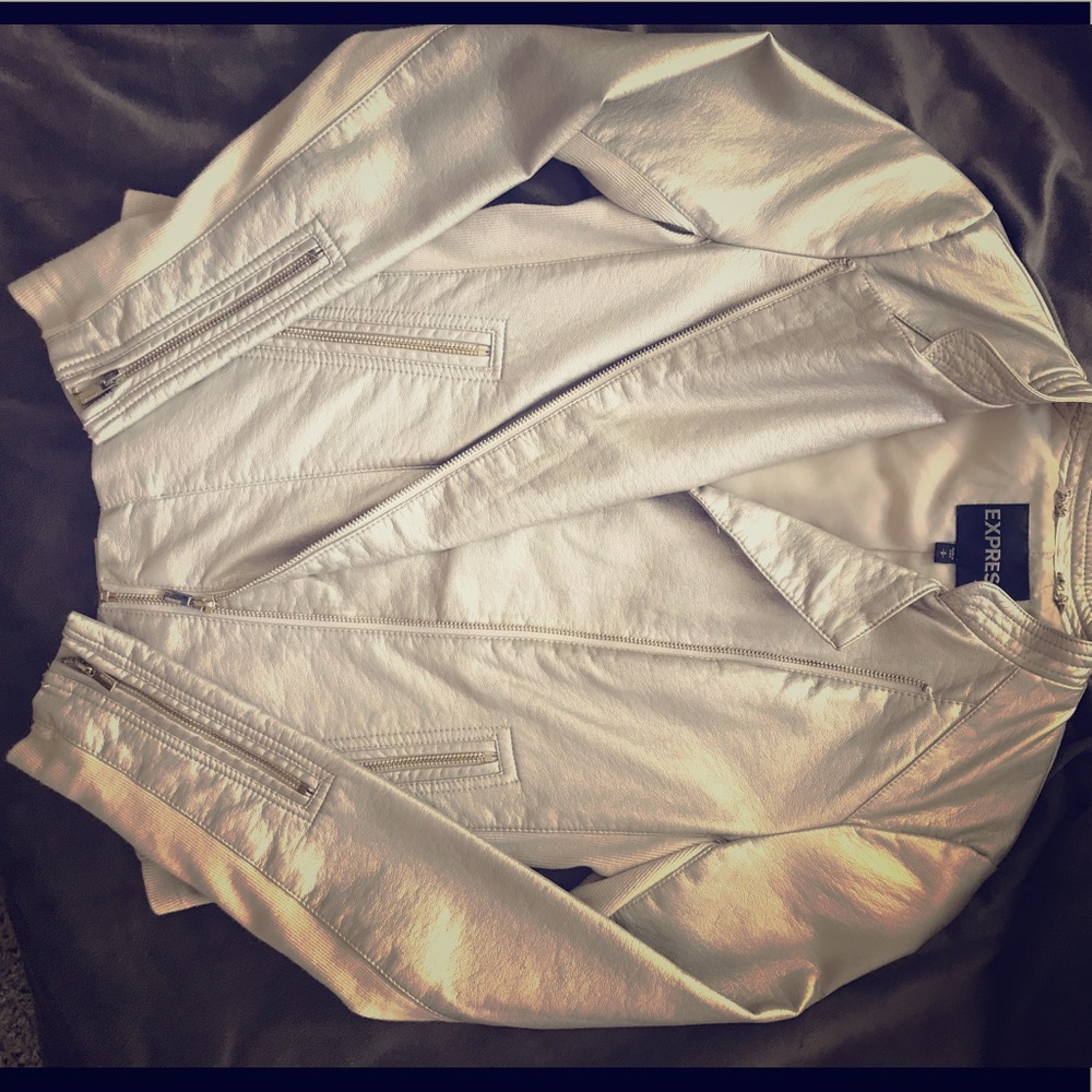 Express S  gold luxe minus the leather Jacket